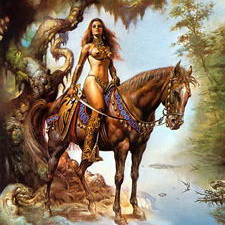 Амазонка на коне Борис Валледжо